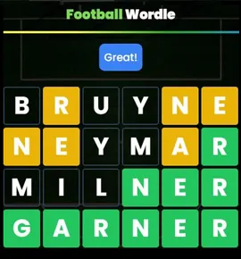 Football Wordle