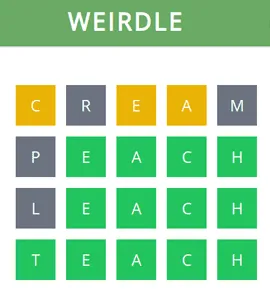 Weirdle